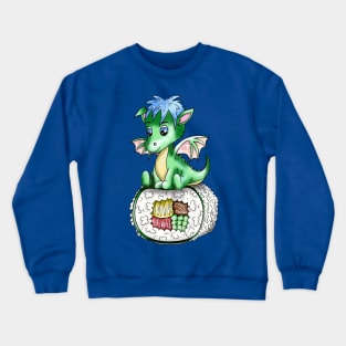 sushi lover baby dragon roll Crewneck Sweatshirt